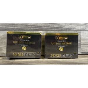 Dermora 24k Gold Eye Mask Formulated For Puffy Eyes & Dark Circles 30 Pairs